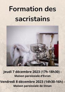 Formation des sacristains (Evran) @ Maison paroissiale d'Evran | Évran | Bretagne | France