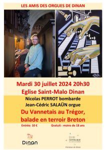 Concert orgue et bombarde @ Eglise Saint Malo | Dinan | Bretagne | France