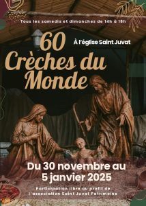 Exposition 60 crèches du monde à l'église Saint-Juvat